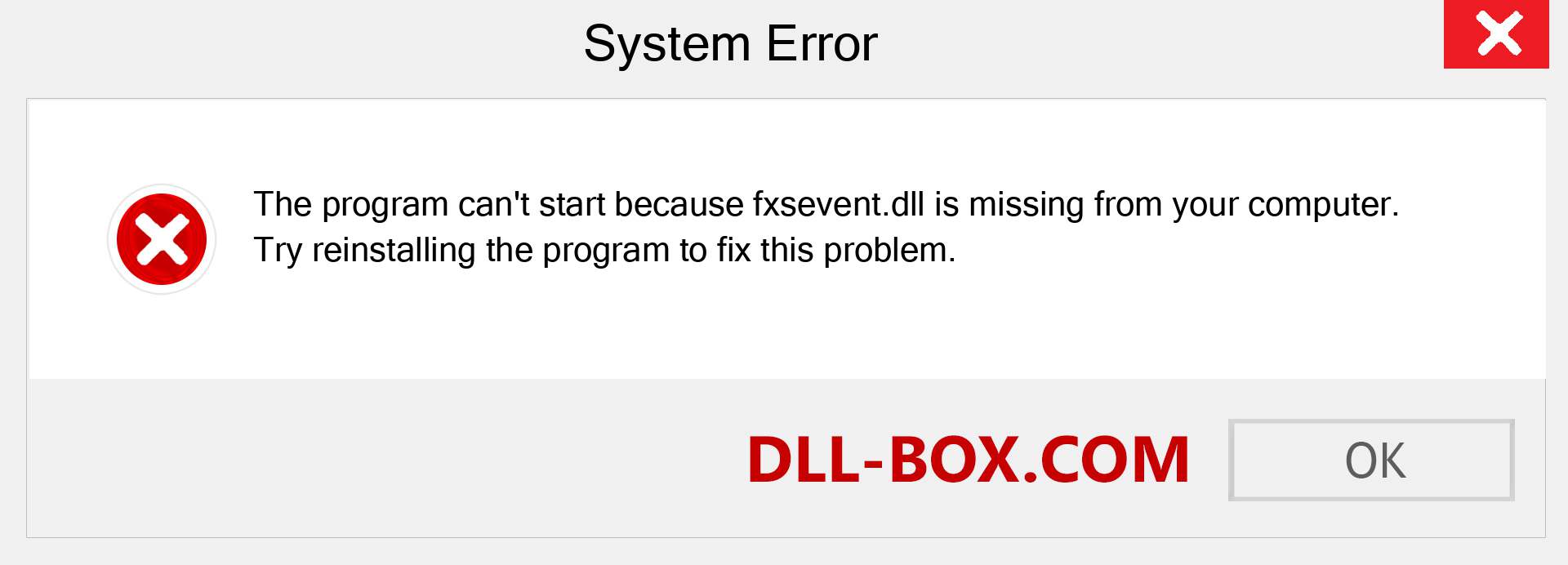  fxsevent.dll file is missing?. Download for Windows 7, 8, 10 - Fix  fxsevent dll Missing Error on Windows, photos, images